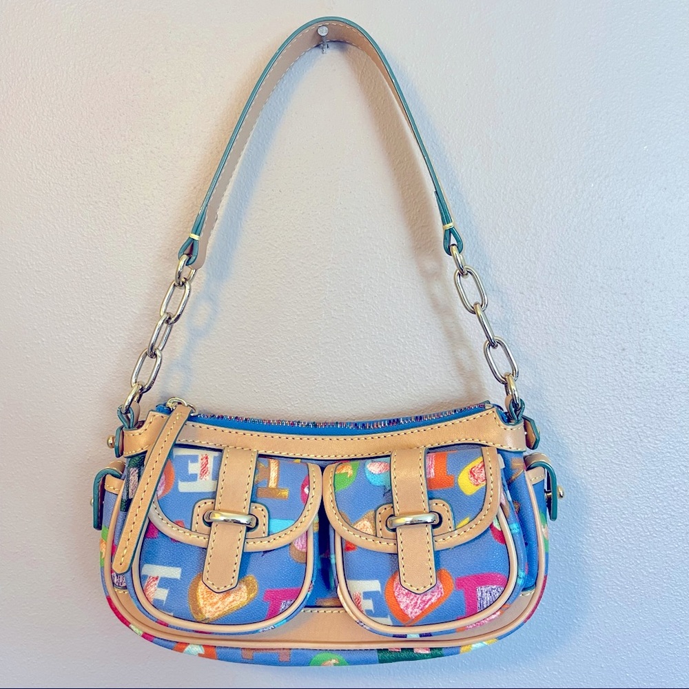 Dooney & Bourke Doodle Banana Bag Mint Condition!